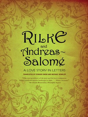 cover image of Rilke and Andreas-Salomé
